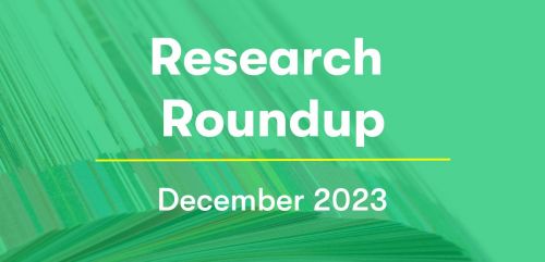 Thumbnail for December 2023 Research Roundup
